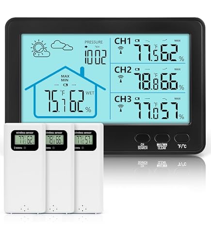 Amazon | 佐藤計量器製作所 最高最低無線温湿度計子機 SK-300R-01 No